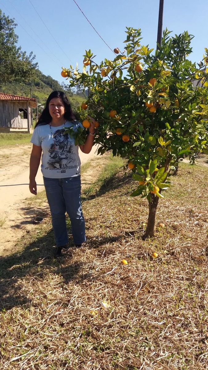 Joana Mongelo, guarani kaiowá na aldeia de Major Gercindo